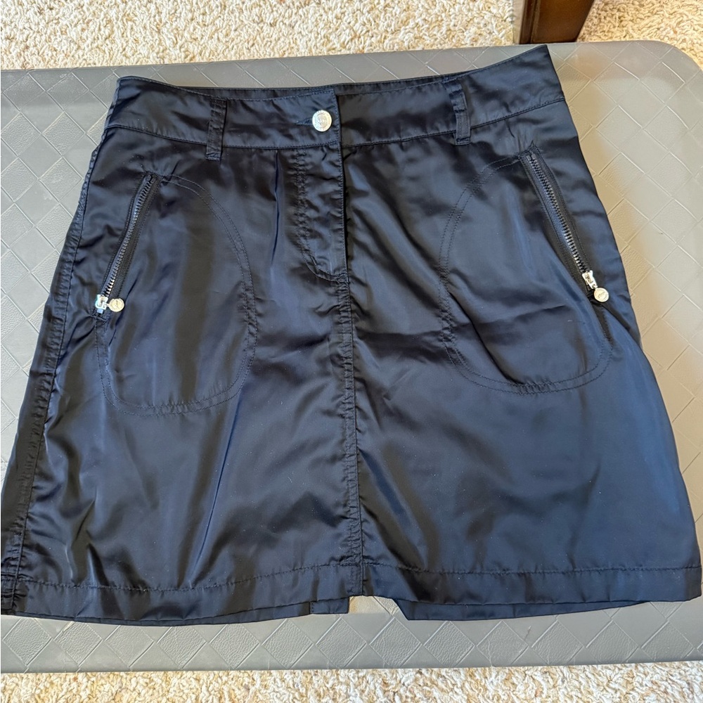 Daily Sports Black Activewear Waistband with Green Logo Tag
